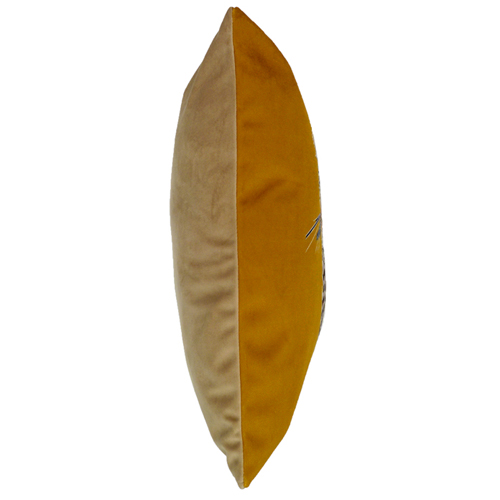 Jungle Leopard, Ochre - (45cm x 45cm) Cushion - Image 4